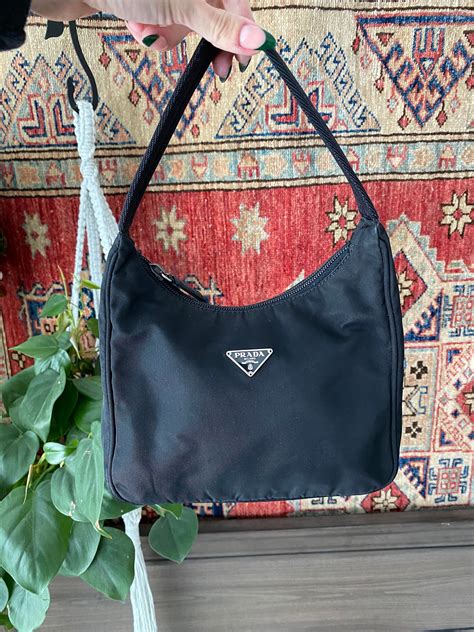 prada hobo nylon bag|vintage Prada nylon tote.